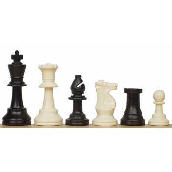 Staunton no 6 (3,75'') plastic chess pieces, unweighted